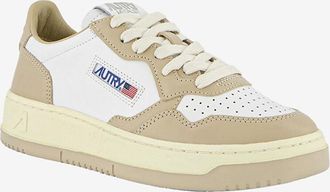 Autry Niedrige zweifarbige Schnürsneakers Medalist