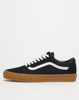 Vans Old Skool - Sneakers nere con suola in gomma-Nero