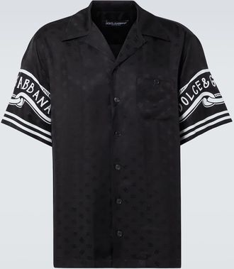 Dolce & Gabbana Printed silk twill shirt