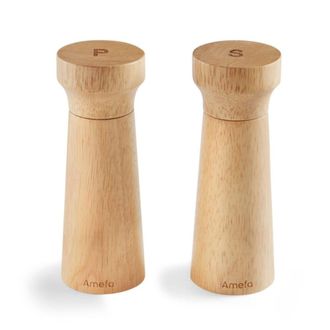 Amefa D&uacute;o de molinillos de sal y pimienta Madera Madera
