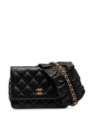 Chanel 2020 Romance Wallet-on-chain - Black
