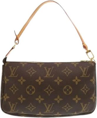 Louis Vuitton Pre-owned Mini Bags, female, Brown, Size: ONE SIZE Pre-owned Pochette Accessoires