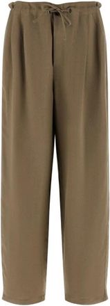 Brunello Cucinelli Wide Broeken - Dames - Broeken - Bruin - XS - Broeken