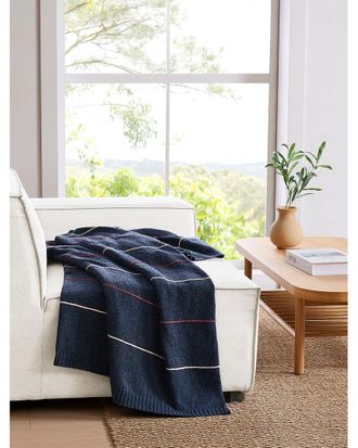 Brooklyn Loom Oxford Knit Stripe Throw