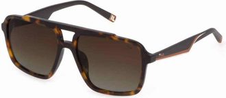 Fila Mens Sfi460 Sunglasses In Shiny Havana