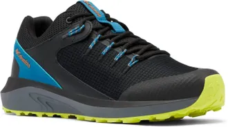 Columbia Mens Trailstorm Waterproof Shoe In Black/solar