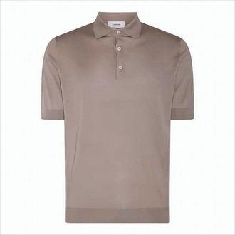 Lardini Short-Sleeved Polo Shirt With Classic Collar