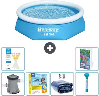 Bestway Piscina Bestway Fast Set Redonda - 244x61 Cm - 7-piezas S184