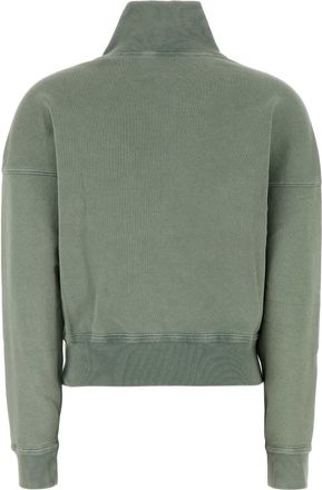 Isabel Marant Womens Sage Green Cotton Blend Ross Sweatshirt Sageecru Exterior: Polyester Maglieria Sweater