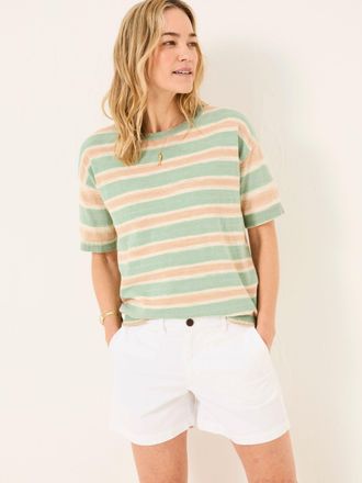 Fat Face FatFace Padstow White Chino Shorts