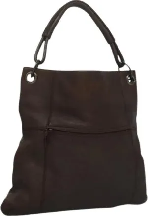 Bottega Veneta Pre-owned Shoulder Bags, female, Brown, Size: ONE SIZE Pre-owned Vintage Shoulder Bag