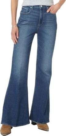 Paige Charlie High Rise Flare Leg Jeans In Mixtape
