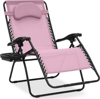 Best Choice Products Oversized Zero Gravity Chair, Folding Outdoor Patio Recliner w/ Cup Holder