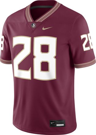 Nike Warrick Dunn Florida State Seminoles Mens Nike Mens Dri-FIT College Game Jersey in Red | NC2F08A8JNA-LUD