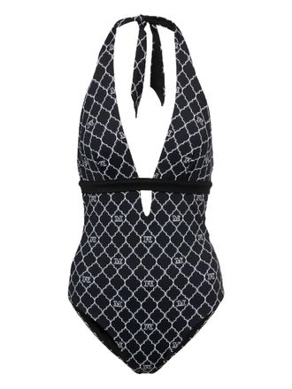 Max Mara Calenda swimsuit - women - Fabric - S - Black