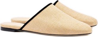 Larroude Venice Raffia Mule