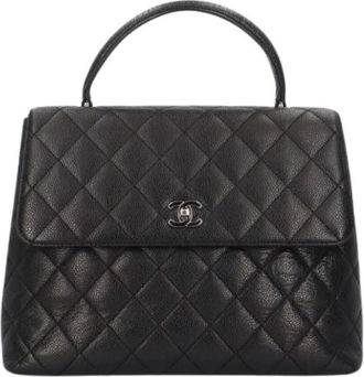 Chanel Pre-owned Matelasse Handbag - Dames - Vintage Handtas - Zwart - ONE Size - Leer - Vintage