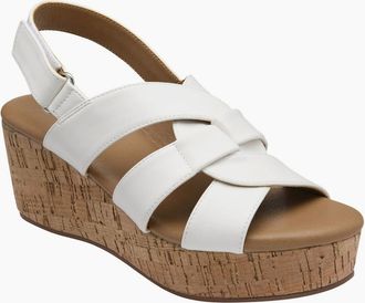 Lotus Womens Thora Womens Wedge Sandals - White - Size: 6