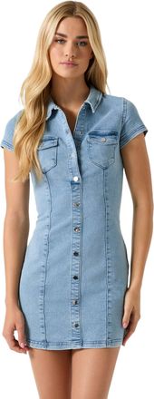 Guess Natalia Snap-Front Denim Dress