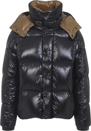Moncler Zwarte Parana Jas met Capuchon - Heren - Gewatteerde jassen - Zwart - M - Jassen