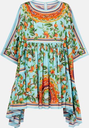 Dolce & Gabbana Caftano in cotone con stampa
