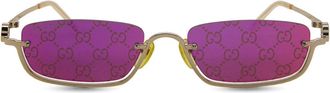 Gucci GG1278S 005 Mens Sunglasses Gold Size 55 - Free RX Lenses - Free RX Lenses