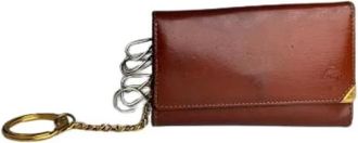 Loewe Pre-owned Accessories, female, Brown, Size: ONE SIZE Pre-owned Leather Key-holder