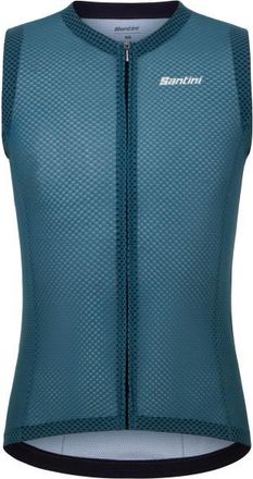 Santini Opal Sleeveless Jersey Velo Singlet f&uuml;r Herren | blau