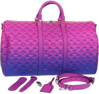 Louis Vuitton Pre-owned Canvas Weekend Bag - Dames - Vintage Weekendtas - Veelkleurig - ONE Size - Vintage
