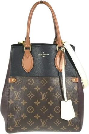 Louis Vuitton Pre-owned Vintage Canvas Handtas - Dames - Vintage Handtas - Bruin - ONE Size - Vintage