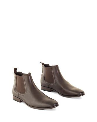 Uncut NEWLANDS almond toe Chelsea dress boot in Chocolate Pu at Nordstrom, Size 12