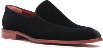 Carlos By Carlos Santana Mens Black Prince Velvet Loafers