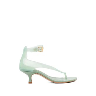 Farm Rio FARM Rio, High Heel Sandals, female, Green, Size: 10 US Shoes Farm Rio