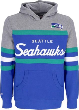 Mitchell & Ness Seattle Seahawks NFL Headcoach Hoodie - Heren - Hoodies - Veelkleurig - M - Katoen - Hoodies & sweatvesten