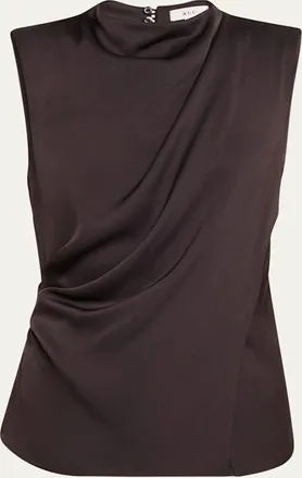 A.L.C. Amira Cowl-Neck Sleeveless Top