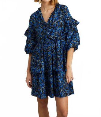 Munthe Anage Dress In Blue Floral