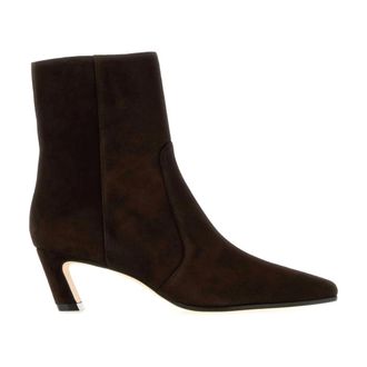 Stuart Weitzman Stassi Zip Bootie 50 - - Shoes - Donna - Marrone - 39 EU