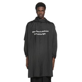 Yohji Yamamoto Message Scarf Blouse