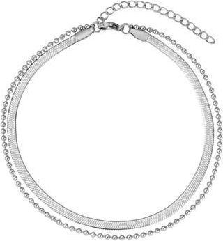 Adornia Double Chain Anklet in Silver at Nordstrom Rack