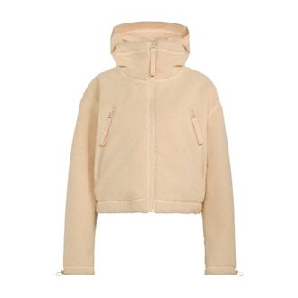 adidas by Stella McCartney FZ FLZ Jacket - Dames - Fleece jassen - Beige - M - Fitness