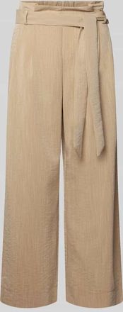 Only Regular Fit Bundfaltenhose aus Viskose-Mix Modell MARSA in Sand, Gr&ouml;&szlig;e XL