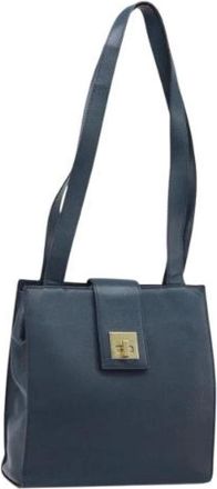 Celine Pre-owned Shoulder Bags, female, Blue, Size: ONE SIZE Pre-owned Vintage Shoulder Bag