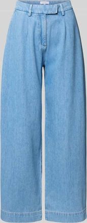 Comma Wide Fit Jeans mit Lyocell-Anteil in Blau, Gr&ouml;&szlig;e 34