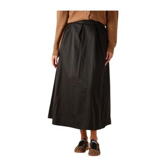 Moss Copenhagen Rokken, Dames, Zwart, XS, Polyester, Mschjaveria Camilla Rok