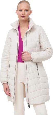 A|X Armani Exchange Hooded Puffer Jacket - Dames - Winterjassen - Beige - XS - Leer - Jassen