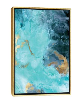 iCanvas Icanvas Gold Under The Sea Ii Framed Canvas By Eva Watts Wall Art