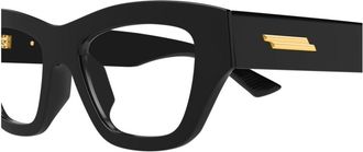 Bottega Veneta Bv1360o-005black-black-transparent