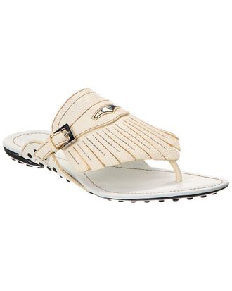 Tod's Dnu Pack Tods Leather Sandal