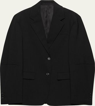 Prada Superfine Wool Single-Breasted Blazer