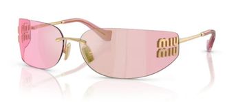 Miu Miu Eyewear MUA51S Pink Cat-Eye Sunglasses - Pink